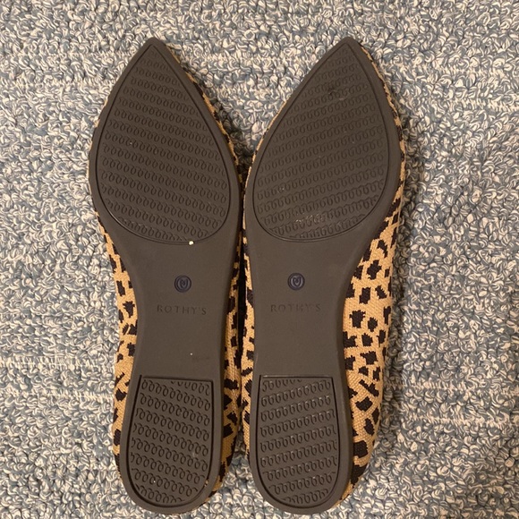 Rothy’s The Point leopard print 10.5 - Picture 2 of 5